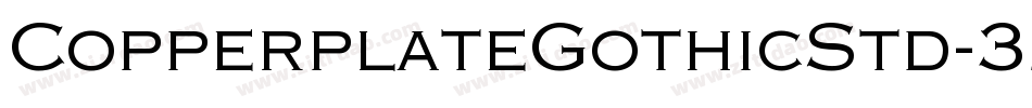 CopperplateGothicStd-32AB字体转换