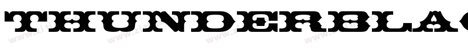 Thunderblack字体转换