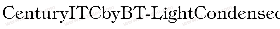 CenturyITCbyBT-LightCondensed字体转换