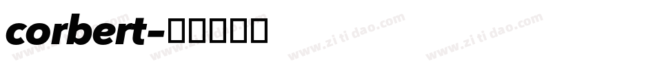 corbert字体转换
