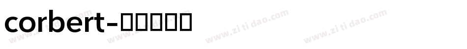 corbert字体转换