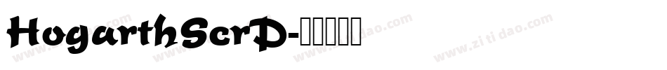 HogarthScrD字体转换