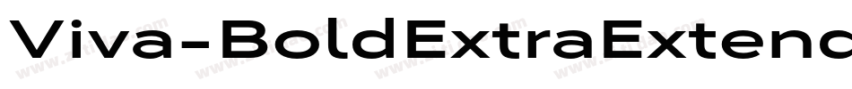 Viva-BoldExtraExtended字体转换