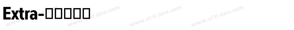 Extra字体转换