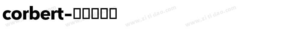 corbert字体转换