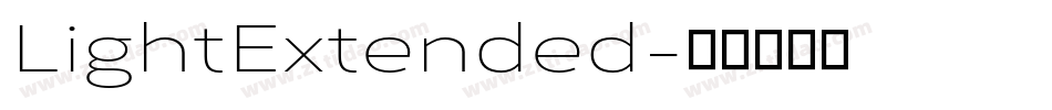 LightExtended字体转换