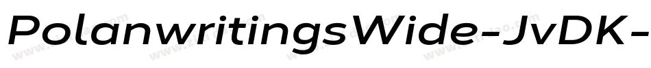 PolanwritingsWide-JvDK字体转换