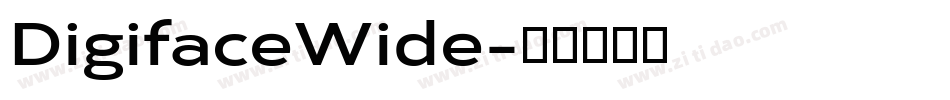 DigifaceWide字体转换