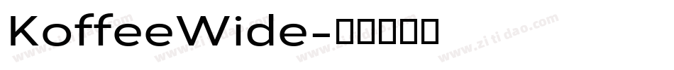 KoffeeWide字体转换
