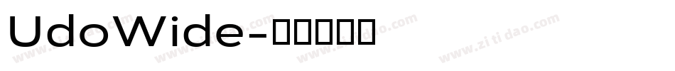 UdoWide字体转换