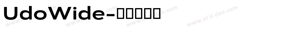 UdoWide字体转换