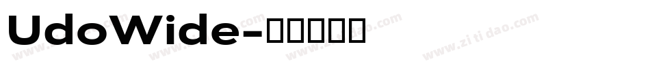 UdoWide字体转换