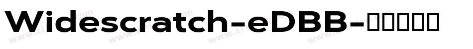 Widescratch-eDBB字体转换