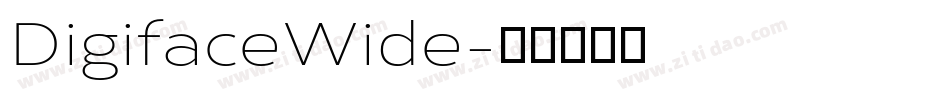 DigifaceWide字体转换