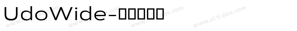 UdoWide字体转换