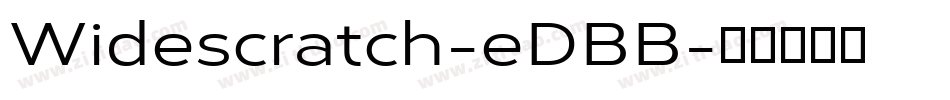Widescratch-eDBB字体转换