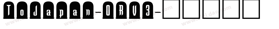 ToJapan-ORV3字体转换