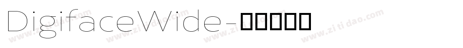 DigifaceWide字体转换