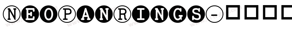 NeoPanRings字体转换