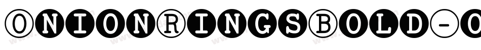 OnionRingsBold-ozoq字体转换