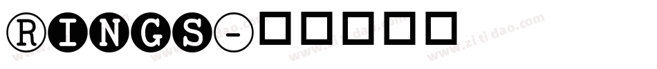 Rings字体转换
