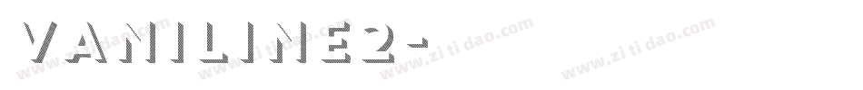 Vaniline2字体转换