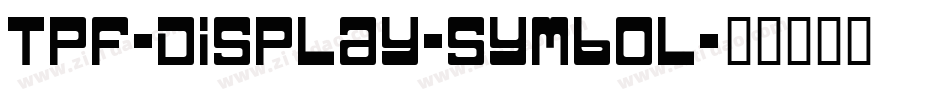 TPF-Display-Symbol字体转换