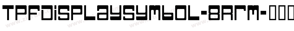 TpfDisplaySymbol-8RrM字体转换