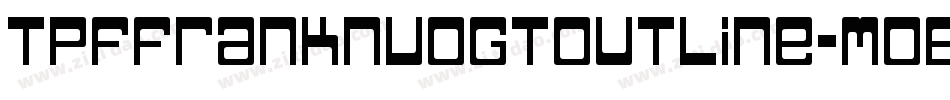 TpfFranknvogtOutline-MOBp字体转换