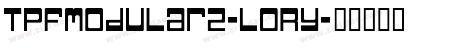 TpfModular2-LORy字体转换