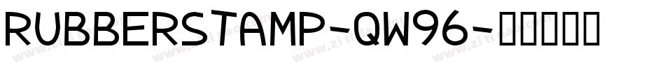RubberStamp-qW96字体转换