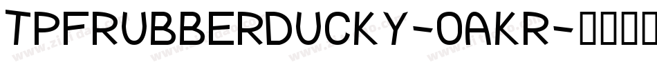 TpfRubberDucky-0aKr字体转换