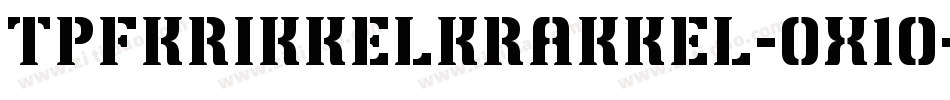 TpfKrikkelKrakkel-ox10字体转换