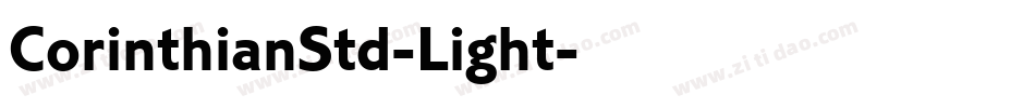 CorinthianStd-Light字体转换