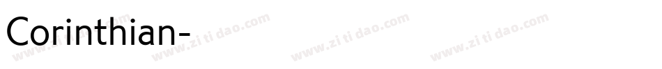 Corinthian字体转换
