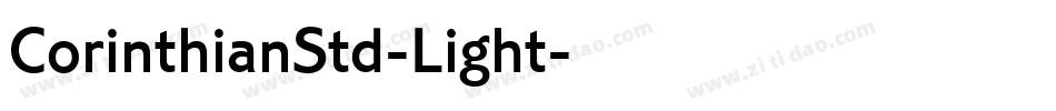 CorinthianStd-Light字体转换