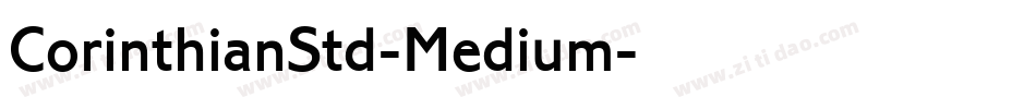CorinthianStd-Medium字体转换