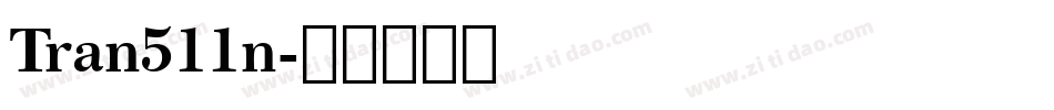 Tran511n字体转换