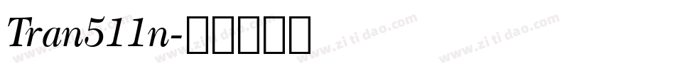 Tran511n字体转换