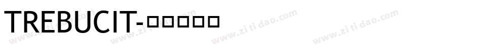 TREBUCIT字体转换