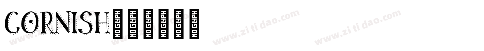 Cornish字体转换