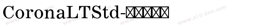 CoronaLTStd字体转换