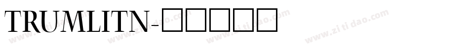 TRUMLITN字体转换