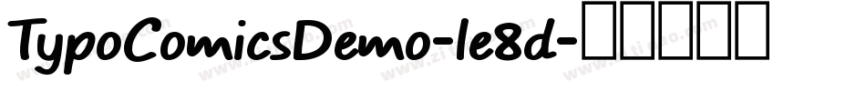 TypoComicsDemo-le8d字体转换