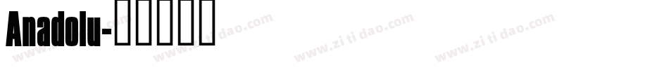 Anadolu字体转换