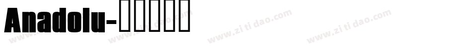 Anadolu字体转换