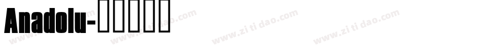 Anadolu字体转换
