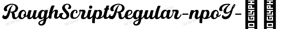 RoughScriptRegular-npoY字体转换