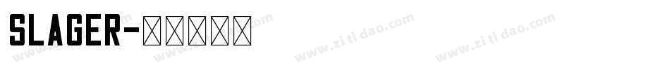 Slager字体转换