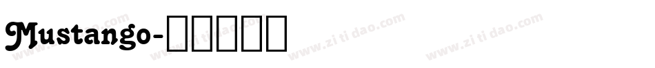 Mustango字体转换